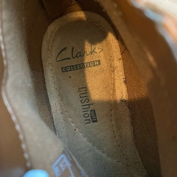 Brown Leather Clark’s Soft Cushion Booties - Picture 6 of 7